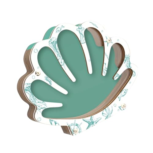 KASFDBMO - KASFDBMO Organisateurs De Coquillages en Bois pour Beach Decors Disphers Natural Shell Affichage Perles Boîte Rangement Ornement Ornement La Collection Thème Plage Handmade Beach