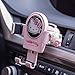 Kawaii Hello Kitty Pink Air Vent Car Mount, Hands Free Cell Phone Holder for Car, Clamp Cradle, Compatible with All iPhone Android Smartphone
