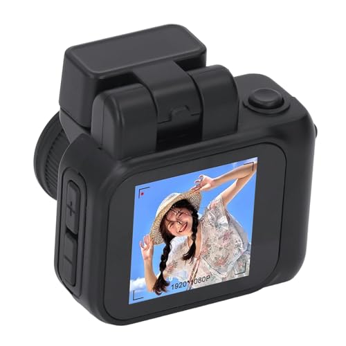 Pocket Camera, Small Camera 160 Degree Wide Angle Lens 2MP 3760x2128 1080P HD with Keychain for Video Recording