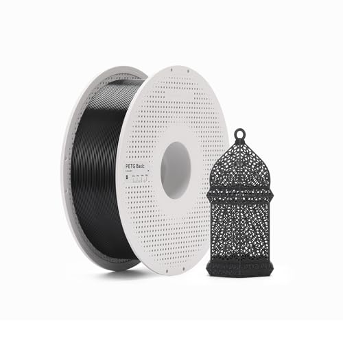 Bambu Lab PETG Basic Filament mit Spule 1kg (Schwarz)