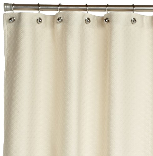 Peacock Alley Alyssa Shower Curtain, Standard, Natural