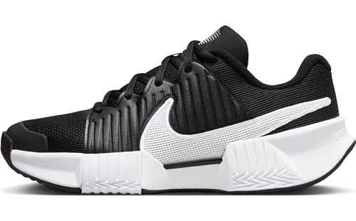 Nike Women's Tennis Shoes, Black/White, 8.5