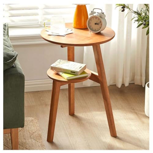 RENEESME Sofa Solid Wood Sofa Side Table Corner Table Balcony Leisure Table Simple Living Room Sideboard Tea Table Sofas for Living Room(A)