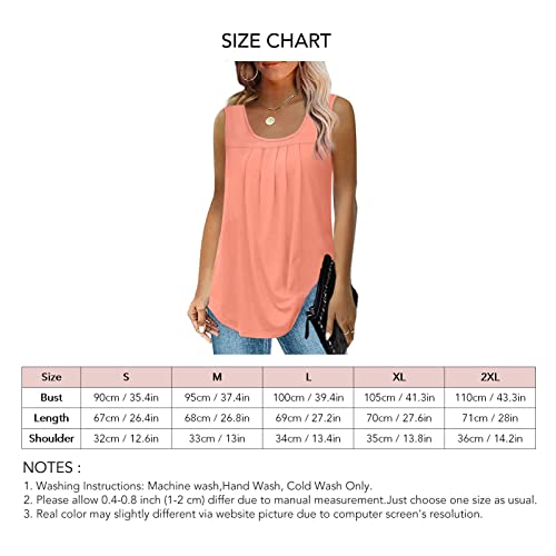 Regata Feminina, Blusa Feminina Decote Canoa Sem Mangas de Poliéster para Viagem (L)