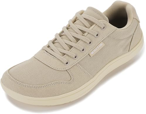 WHITIN Men’s Wide Barefoot Shoes – Lightweight Canvas Option