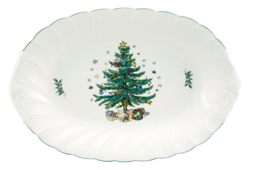 Nikko Happy Holidays Oval Platter, 14-Inch Nikko Happy Holidays Oval Platter, 14-Inch