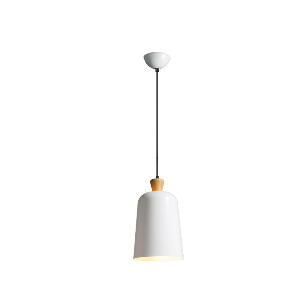 Lampe suspendue blanche E27 avec fil de suspension réglable 100 cm pour bar et cuisine