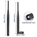 Bingfu Dual Band WiFi 2.4GHz 5GHz 5.8GHz 6dBi MIMO RP-SMA Male Antenna (2-Pack) for WiFi Router Wireless Network Card USB Adapter Security IP Camera Video Surveillance Monitor
