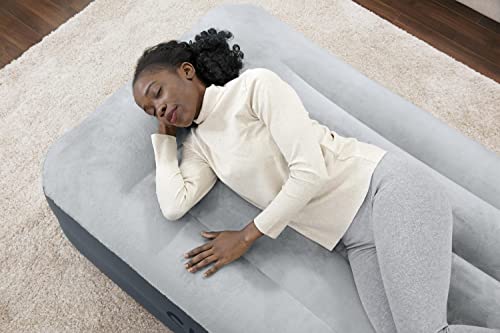 Sleeplux Twin Air Mattress Supersoft Snugable Top Extra Durable Tough Guard With Built-In Pillow Raised 15" Airbed With Built In Pump + Usb Charger Twin 15" #TOP4