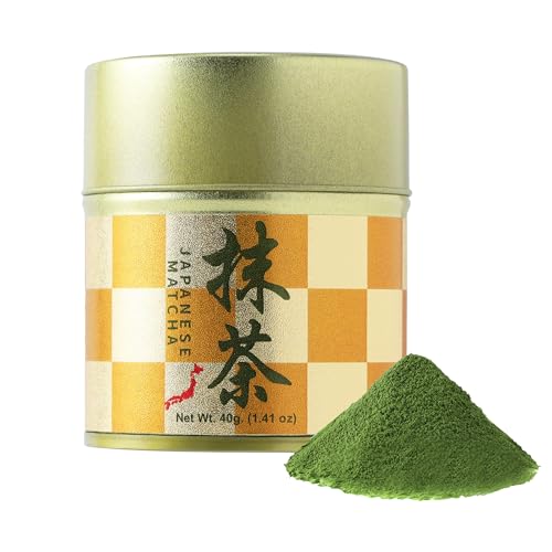 Matcharl Kyoto Uji Matcha Powder - Japanese ceremonial grade Kyoto Uji First Harvest Stone-Milled Green Tea (40g / 1.4oz) GOLD