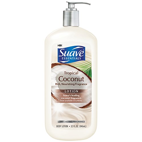 Suave Essentials Body Lotion, Tropical Coconut, 32 oz