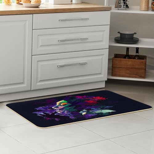 Tapete de cocina de 2 piezas VAPOKF antideslizante lavable y absorbente 7