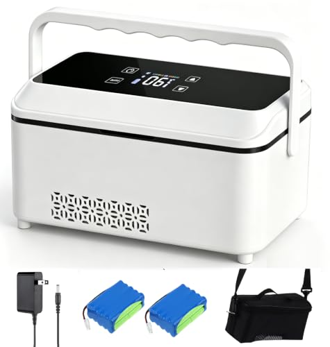 Insulin Kühlbox Elektrisch 2-8C Insulinkühler gekühlter Kasten Insulin-Pens-Kühler-Reiseetui Medikamenten Kühlbox für Reisen insulin kühltasche für die Reise mit 13600mAh Batterie für 8 Pensn
