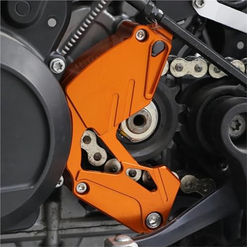 Accesorios de motocicleta protector de piñón anti-impactos naranja 4