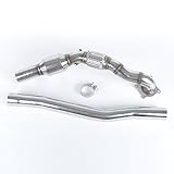 audi tt downpipe einbauen mit 100 Zeller Kat ) Downpipe für Audi S3 8P + TT 8J 2,0 TFSI Allrad (3\
