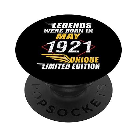Cumpleaños Mayo 1921 Edición Limitada Regalo Legend May PopSockets PopGrip Intercambiable