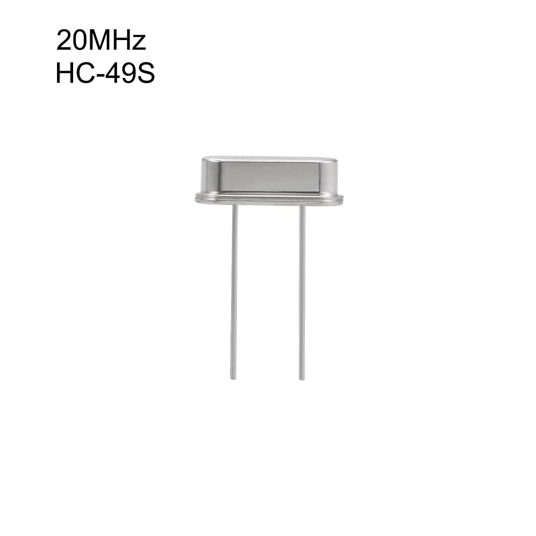 sourcing map Cuarzo Cristal Oscilador Resonador HC-49S 20MHz