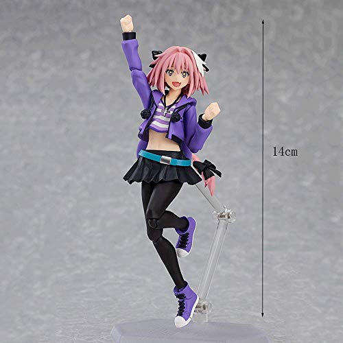 Jjrppff Astolfo Figure, 5.5 Inches Fate/Apocrypha Character Model, Standing Posture, Desktop Lifelike Movable Dolls, Pvc Material Game Girl Figures (For Gift Collection) #TOP5