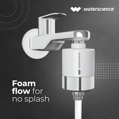 Image of WaterScience CLEO Shower and Tap Filter for Hard Water | Hard Water Filter with Metal Adaptors