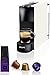 Krups Nespresso Essenza Mini XN1101 - Cafetera monodosis de cápsulas Nespresso, compacta, 19 bares, apagado automático, color blanco, 14 cápsulas interior