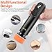 Cordless Car Polishing Machine 12000rpm Electric Car Buffer 3 Speeds Adjustable Portable Rotary Mini Scratch Repair Tool with LED Display for Car Floor Waxing