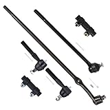 SOSOPART 6pc Set Front Suspension Kit Tie Rod Adjusting Sleeve Outer and Inner Tie Rod End Center Link...