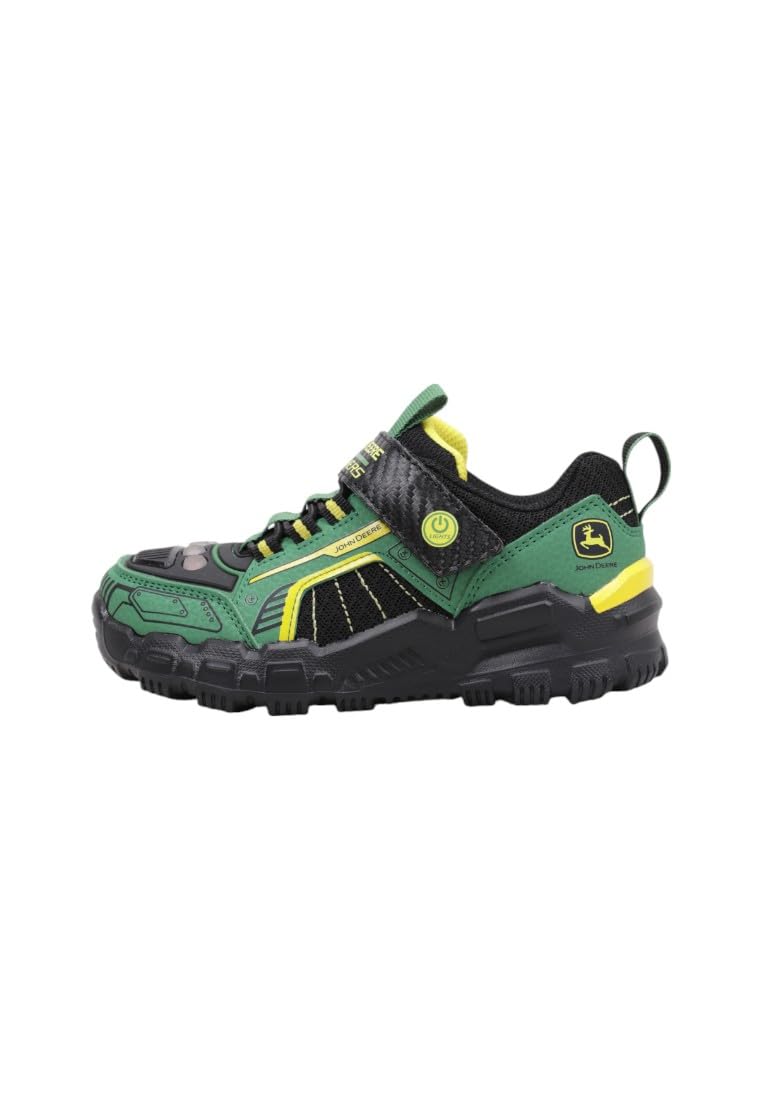 Skechers Jungen Adventure Track Rugged-Brights Sneakers,Sports Shoes, Green Black, 34 EU