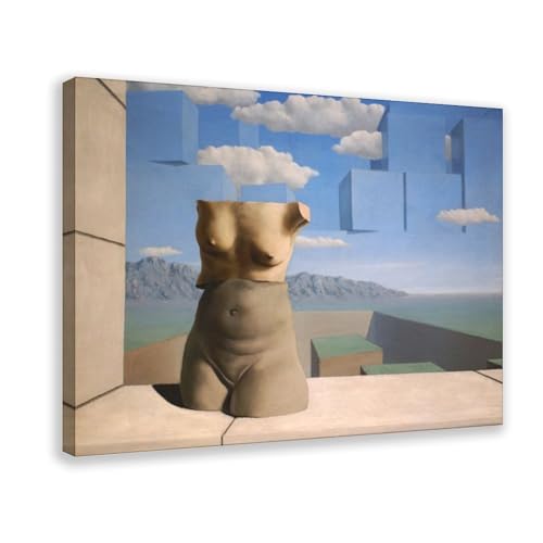 Tableau Les Marches de l'été Magritte cadre 30,5 cm pour petit mur