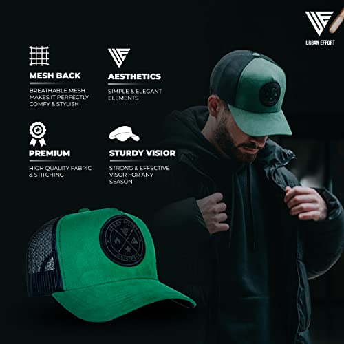 Image of Urban Effort Trucker Hat for Men - Mesh Back Baseball Cap, 5 Panel Snapback Hats for Men and Women