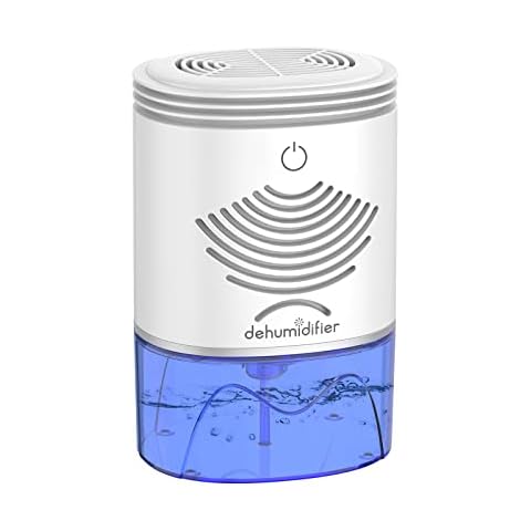 Dehumidifiers Small for Basements, Home Mini Dehumidifier Quiet for Bedrooms, 35OZ/1000ml Capacity Bathrooms Dehumidifier Portable for Closets, Dehumidifier Compact for RV, Offices, Kitchens Cover