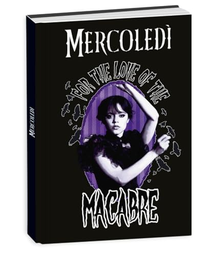 Agenda compatibile con scuola diario Mercoledì Macabre Seven 2026-2027 Standard 20x14 cm + omaggio portachiave Mercoledì