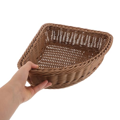 Cesta de almacenamiento triangular y estante de esquina para cocina y baño 5