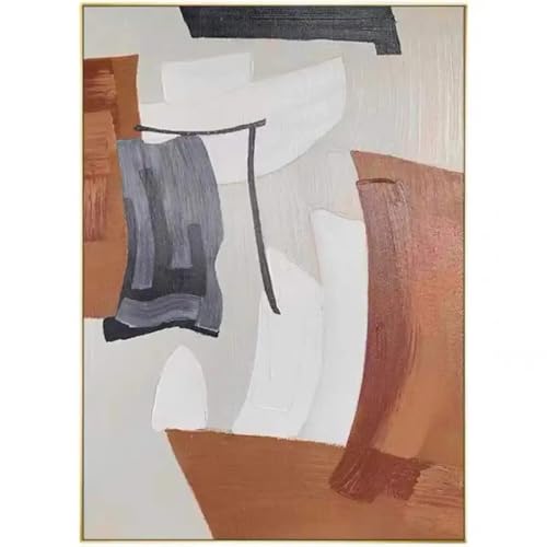 Décoration d'intérieur inspirante : peinture abstraite nordique encadrée pour sublimer l'esprit