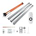 Produktbild 3T-MOTORS Komplettset Funk-Rolladenmotor Smart-Home kompatibel mit Fernbedienung HSE1, Rolladenwelle bis 3,50 m und Montage-Zubehör, Funk Rolladenantrieb, Rohrmotor-Set