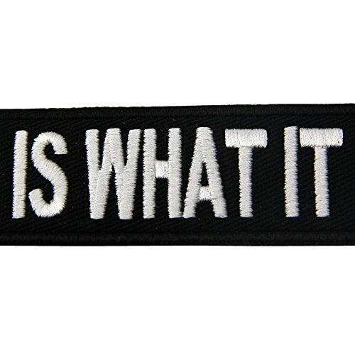Grand écusson Thermocollant "Live Free" - Patch Brodé à Coudre Ou à Repasser - 29x29 Cm - Style Motard