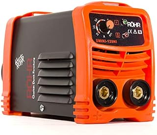 Röhr SMINI-120NI ARC 2 in 1 Welder Inverter Gasless 120 Amp DC Anti-Stick Portable Welding Machine Hot Start MMA IGBT 240V AC - Variety of Accessories Included