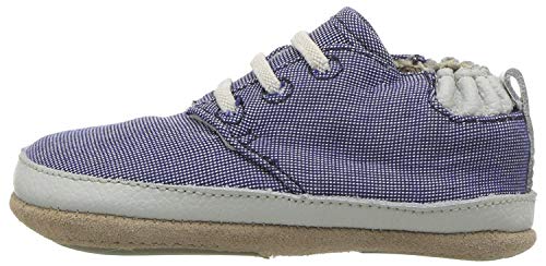 Robeez Boys' Steven Low Top Crib Shoe, Steven Denim, 12-18 Months M US Toddler