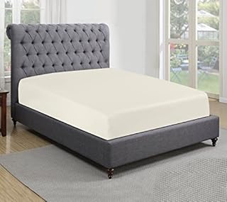 Sapphire collection 200 Thread Count 100% Egyptian Cotton Fitted Sheet (Double, Red)