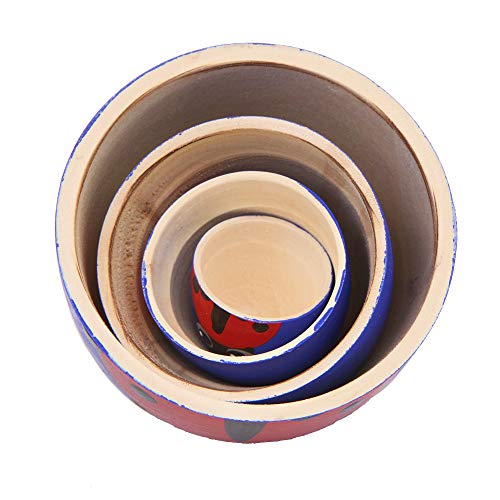 Set di 5 simpatici uova a forma di coccinella tema...