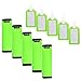 Cosmos ® 5 PCS Comfort Neoprene Handle Wraps/Grip /Identifier for Travel Bag Luggage Suitcase + 5PCS Travel Accessories Luggage Tag Identifier (Fluorescence Green)