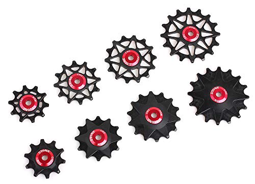 Stone Rear Derailleur Pulleys Wheels 10T 12 T 14T 16T Suitable Mountain Bike Road Bike Adult Bicycle Trekking Bike(10T Hollow) #TOP4