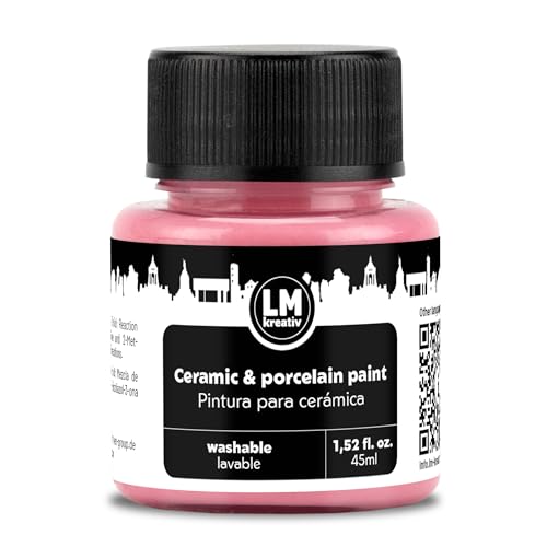 LM-Kreativ Ceramic & Porcelain Paint 45ml - Pink -