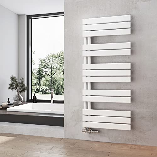 Heilmetz Badheizkörper Weiß Handtuchtrockner Heizung 500 x 1176 mm Bad Heizkörper Handtuchheizkörper Handtuchwärmer