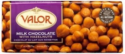 Milk Chocolate Bar with Whole Hazelnuts (8.75 oz/250 g)