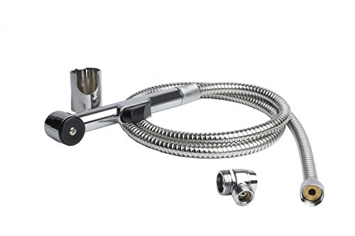 Kombidusche/Haarwaschset Chrom 1,5 m Schlauch inkl. Wandbefestigung