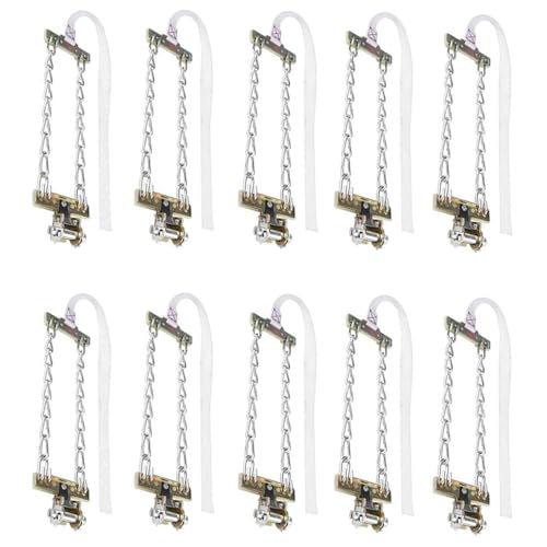 Chaînes à neige anti-patinage Riloer ajustables taille S pour véhicule de traction