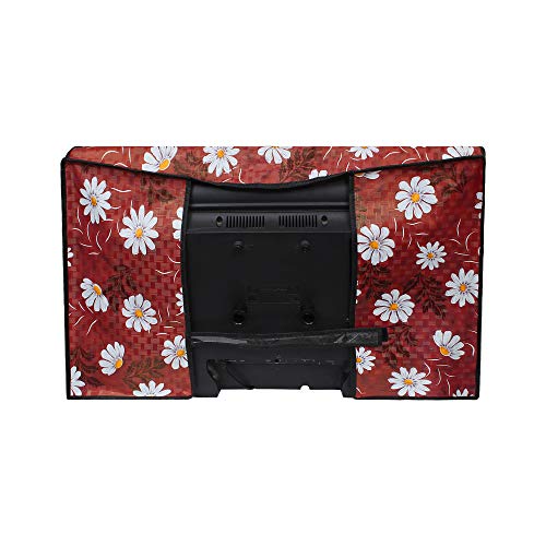 Image of DREAM CARE Double Use - Transparent & Printed Flap - 43 Inches LED TV Cover, Waterproof LED TV Cover for (LG, Samsung, Vu, Mi, Realme, TCL, Croma), SA08