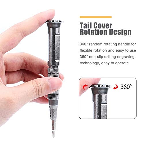 Kit tournevis de précision Torx Hex équipé d'embouts magnétiques interchangeables