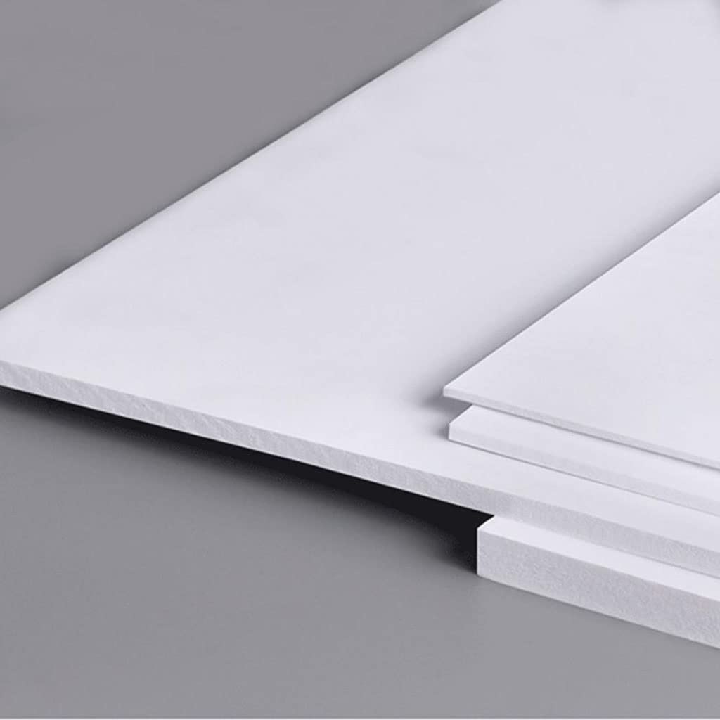 Cuttable Sponge Sheet, Foam Pad Inserts,5pcs PVC Board Plastic Model, White Color Foamboadrd Plate 300x200mm(7mm)