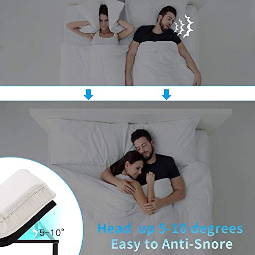 Applied Sleep Twin Xl Adjustable Bed Frame, Adjustable Base With Back&Leg Massage/Wireless Remote&Bluetooth App/Under Lighting/Usb Ports/Back&Foot Incline/Anti Snore/Easy Assembly #TOP5